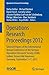 Operations Research Proceedings 2012 by Stefan Helber
