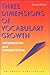 Three Dimensions of Vocabulary Growth (2nd ed - #R450P)