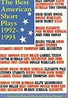 Best American Short Plays 1992-1993