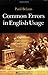 Common Errors in English Usage