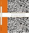 Untitled Passages by Henri Michaux by Raymond Bellour