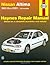 Nissan Altima, 1993-2001 (Hayne's Automotive Repair Manual)