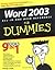 Word 2003 All-in-One Desk Reference For Dummies