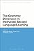 The Grammar Dimension in Instructed Second Language Learning by Alessandro Benati