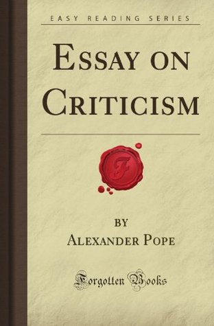Essay on Criticism
