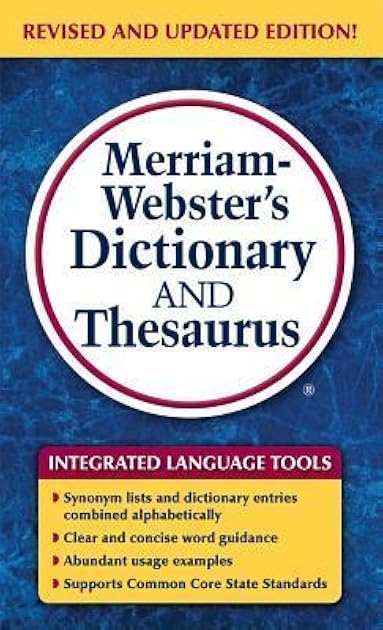 Merriam-Webster's Dictionary and Thesaurus, Mass-Market Paperback