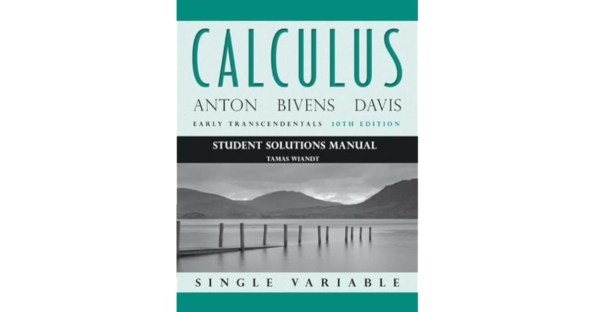 Single Variable Calculus Early Transcendentals Answers