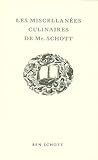 Les Miscellanées culinaires de Mr. Schott