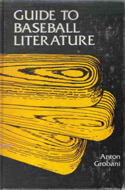 Guide To Baseball Literature