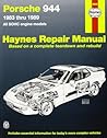 Porsche 944: Automotive Repair Manual--1983 thru 1989, All Models Including Turbo (Haynes Manuals)