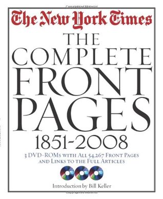 The New York Times: The Complete Front Pages: 1851-2008 (Hardcover)