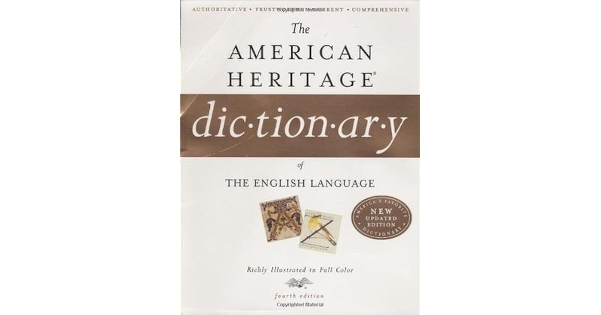 The American Heritage Dictionary of the English Language, Fourth