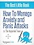 How To Manage Panic Attacks and Anxiety Disorders