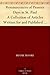 Reminiscences of Pioneer Days in St. Paul A Collection of Articles Written for and Published in the Daily Pioneer Press