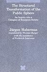 The Structural Transformation of the Public Sphere:An Inquiry into a Category of Bourgeois Society
