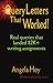 QUERY LETTERS THAT WORKED! Real queries that landed $2K+ writ... by Angela Hoy QUERY LETTERS THAT WORKED! Real queries that landed $2K+ writ... by Angela Hoy