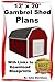 12’ x 20’ Gambrel Shed Plans Construction Blueprints (Gambrel Barn Plans Book 2)