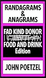 Randagrams & Anagrams Food and Drink, Brain Teaser Word Puzzles