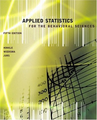 Applied Statistics for the Behavioral Sciences (Hardcover)