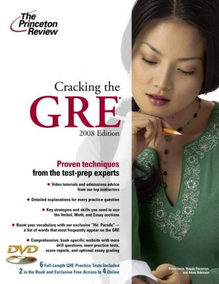 Cracking the GRE with DVD, 2008 Edition (Graduate School Test Preparation)