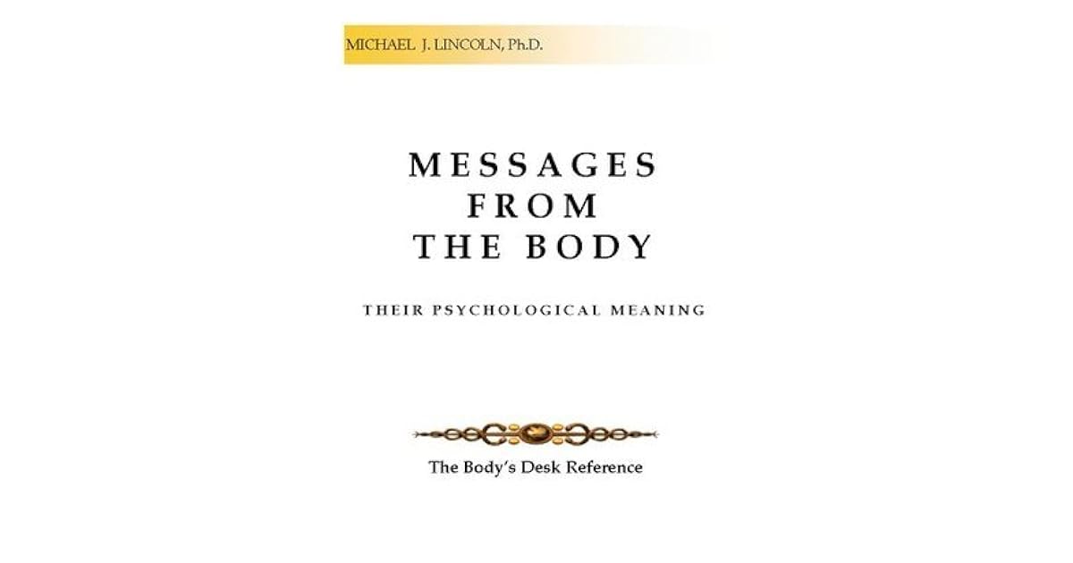 Messages from the Body Their Psychological Meaning by Michael J. Lincoln