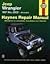 Jeep Wrangler Automotive Repair Manual: 1987 through 2003 All Models