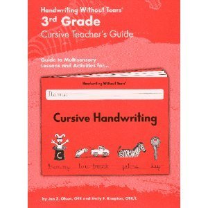 3rd Grade Cursive Teacher's Guide (Paperback)