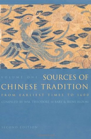 Sources of Chinese Tradition, Vol 1: From Earliest Times to 1600 (Paperback)