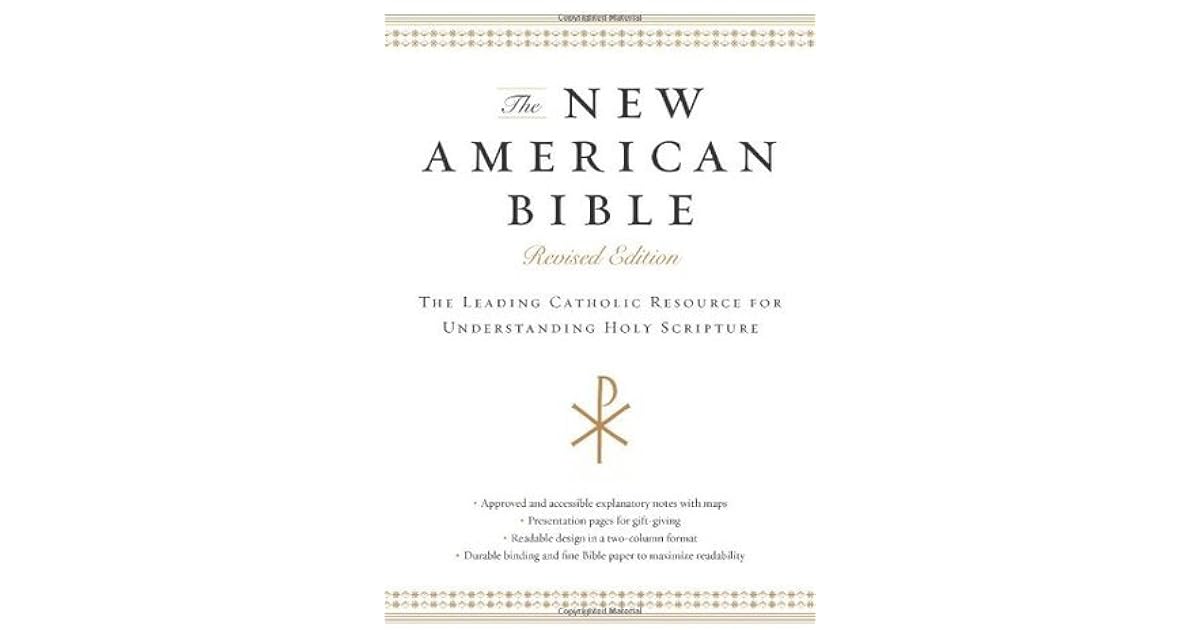 The New American Bible The Leading Catholic Resource for Understanding