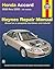 Honda Accord 1998 thru 2002 Haynes Repair Manual: All Models