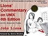 Lions’ Commentary on UNIX 6th Edition with Source Code by John Lions