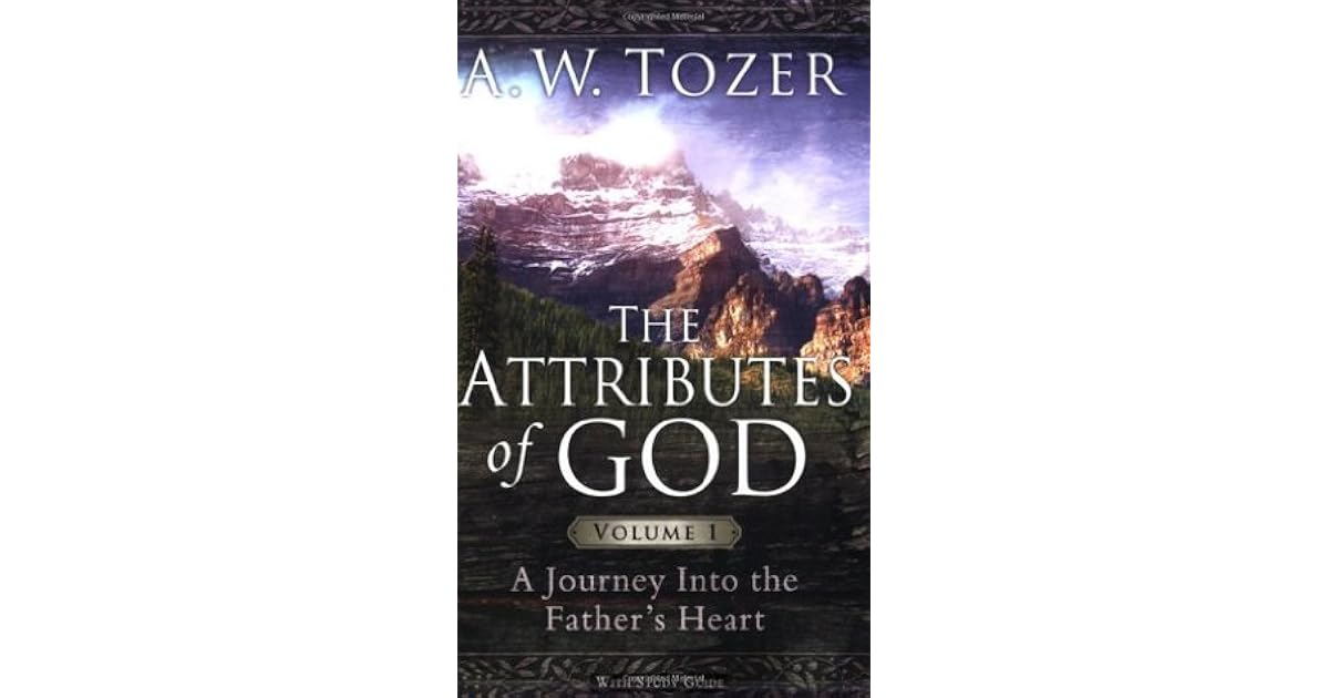 The Attributes of God Volume 1 A Journey into the