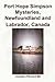 Port Hope Simpson Mysteries...