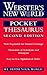Webster's New World Pocket Thesaurus by Charlton Grant Laird