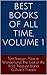 Best Books of All Time, Volume 1: Tom Sawyer, Alice in Wonderland, Treasure Island, The Call of the Wild, and Gulliver's Travels