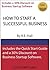 HOW TO START A SUCCESSFUL BUSINESS
