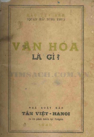 Văn hóa là gì? (Unknown Binding)