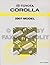 2007 Toyota Corolla Wiring Diagram Manual Original