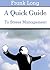 A Quick Guide to Stress Management