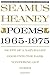 Poems, 1965-1975: Death of ...