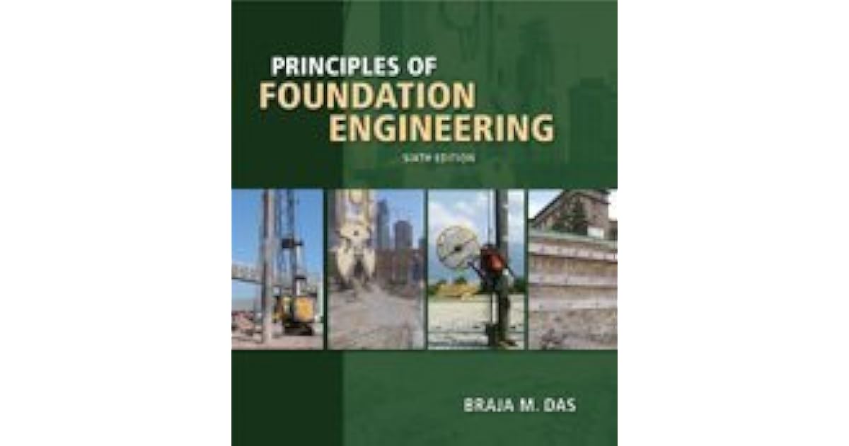 Principles of Foundation Engineering by Braja M. Das