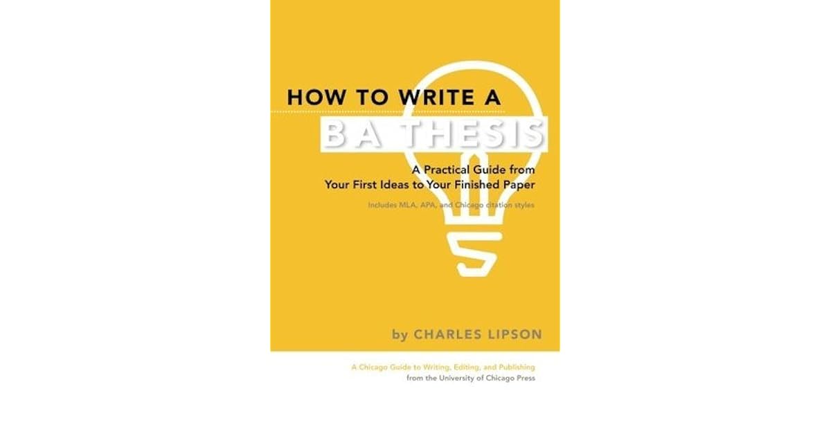 Bachelor's thesis image