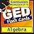 GED Test Prep Algebra Review Flashcards--GED Study Guide Book 6 (Exambusters GED Study Guide)