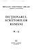 Dicționarul scriitorilor români: M-Q