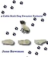 4 Cable Knit Dog Sweater Pattern!