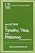 The Letters to Timothy, Titus, and Philemon (New Daily Study Bible)