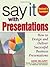 Say It with Presentations: How to Design and Deliver Successful Business Presentations