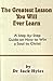 The Greatest Lesson You Will Ever Learn