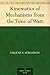 Kinematics of Mechanisms from the Time of Watt