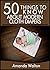 50 Things to Know About Modern Cloth Diapers: Learn How to Save Money and The Environment with Cloth Diapers (50 Things to Know About Life, ... Adults: Practical Guides for Everyday Life)